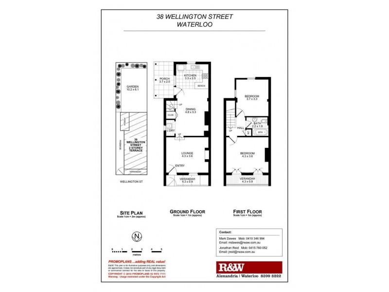 38 Wellington Street, Waterloo NSW 2017 Floorplan
