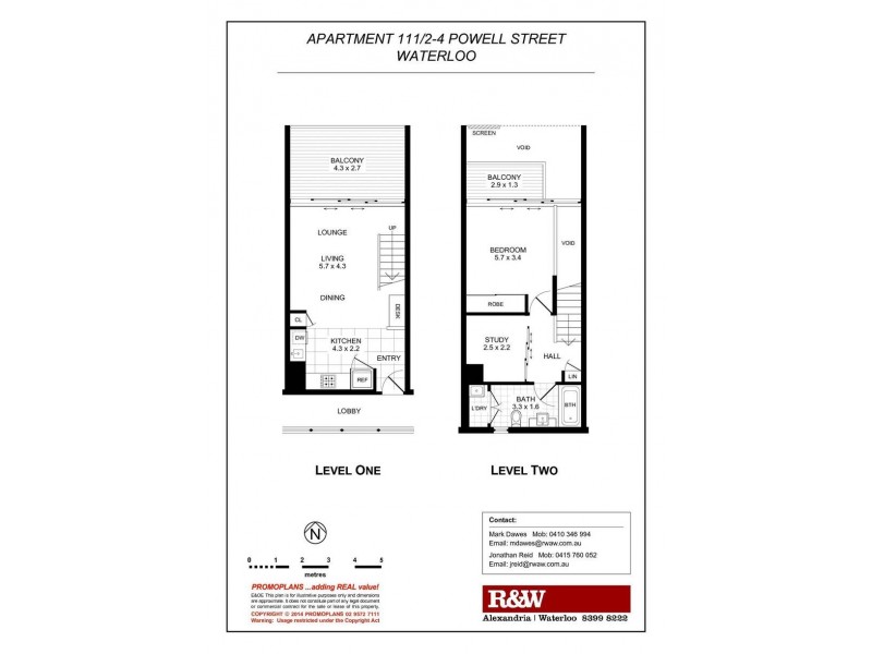 111/2-4 Powell Street, Waterloo NSW 2017 Floorplan