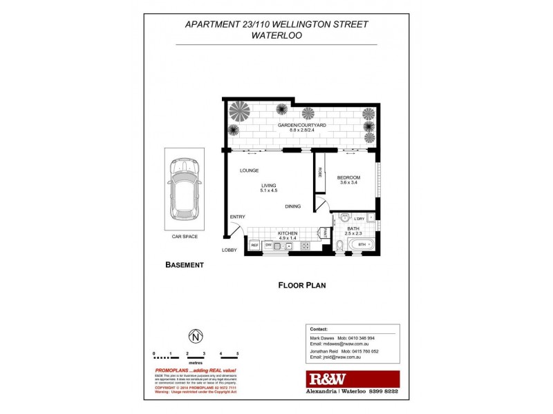 23/110 Wellington Street, Waterloo NSW 2017 Floorplan