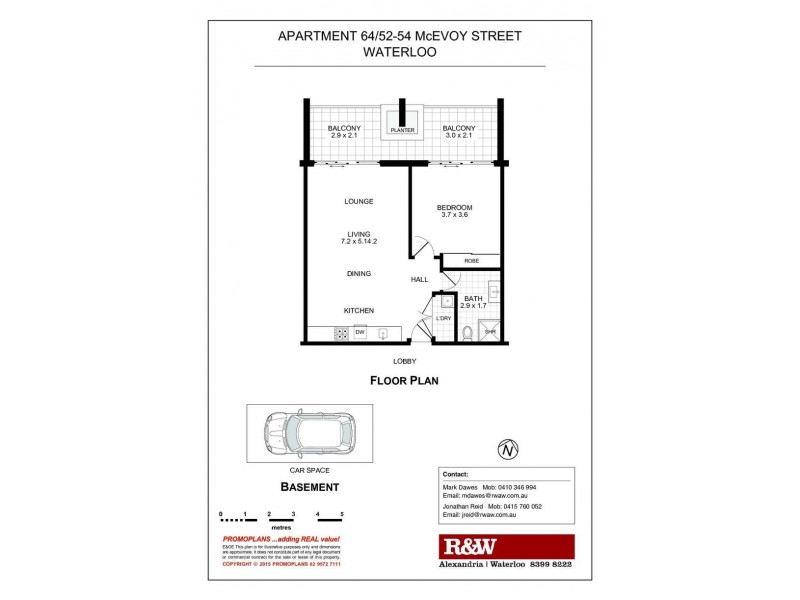 64/52-54 McEvoy Street, Waterloo NSW 2017 Floorplan