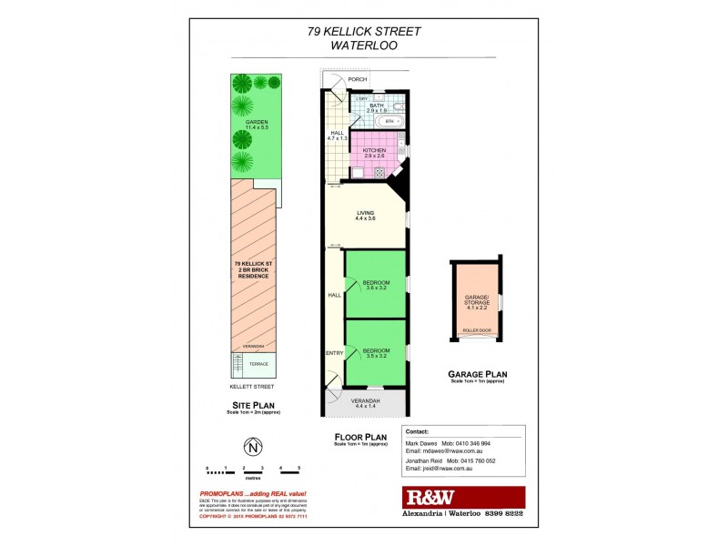 79 Kellick Street, Waterloo NSW 2017 Floorplan