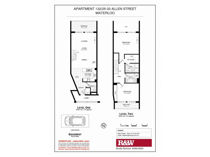 132/25-33 Allen Street, Waterloo NSW 2017 Floorplan