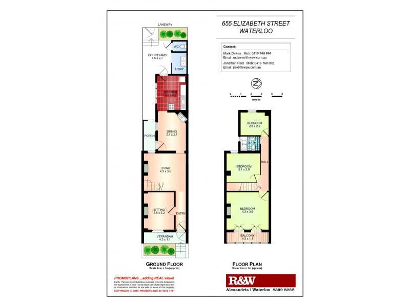 655 Elizabeth Street, Waterloo NSW 2017 Floorplan