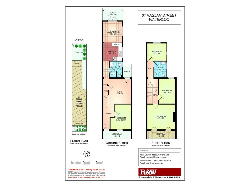 61 Raglan Street, Waterloo NSW 2017 Floorplan