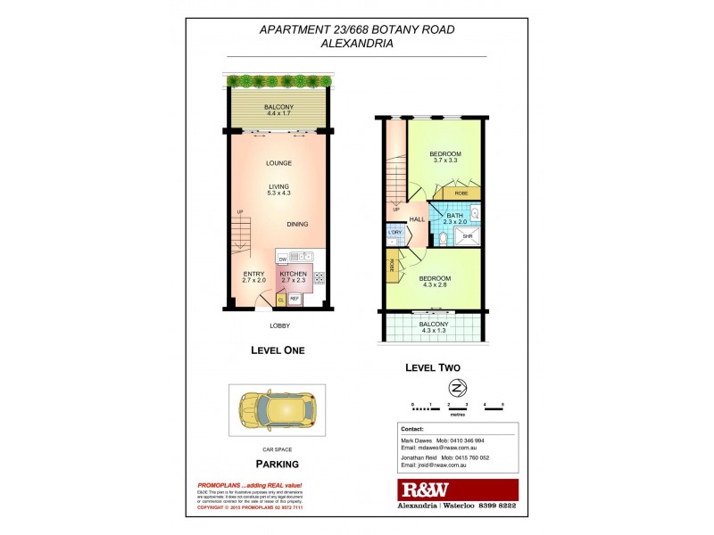 23/668 Botany Road, Alexandria NSW 2015 Floorplan