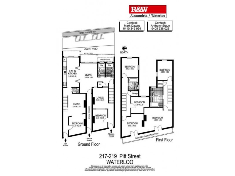 217-219 Pitt Street, Waterloo NSW 2017 Floorplan