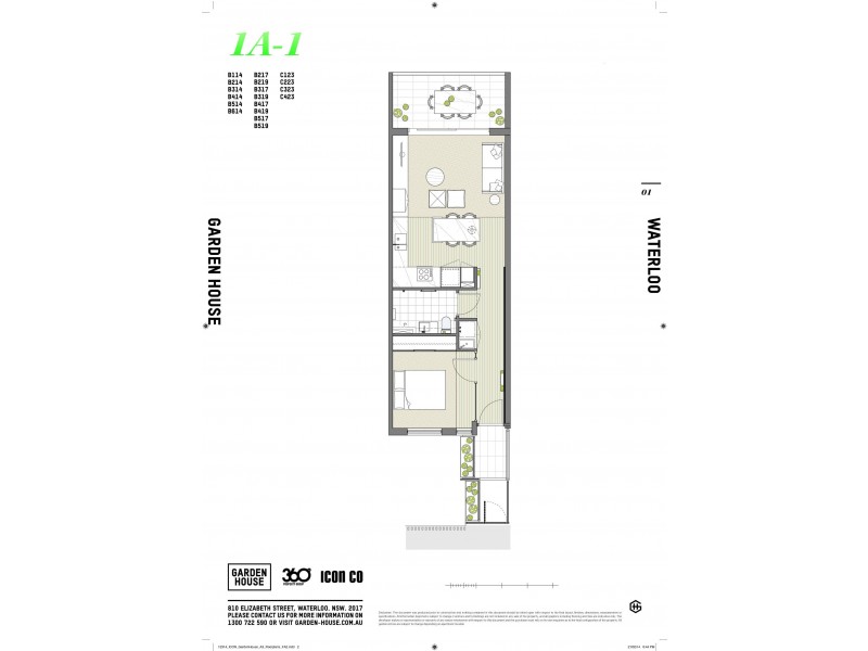 B114/810-822 Elizabeth Street, Waterloo NSW 2017 Floorplan