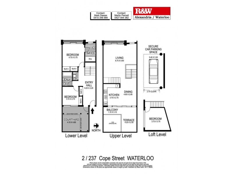 2/237 Cope Street, Waterloo NSW 2017 Floorplan