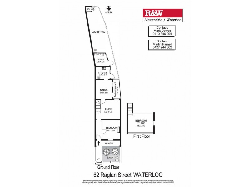 62 Raglan Street, Waterloo NSW 2017 Floorplan