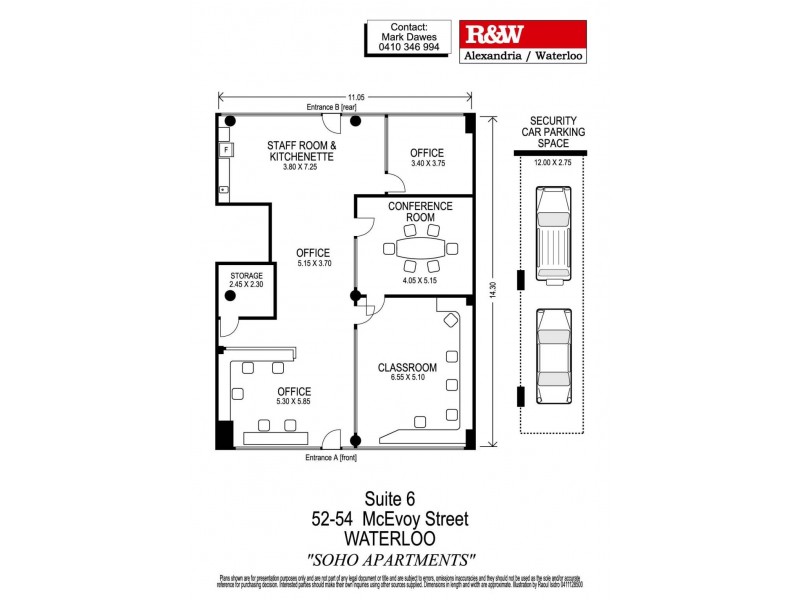 Suite 6/52-54 McEvoy Street, Waterloo NSW 2017 Floorplan