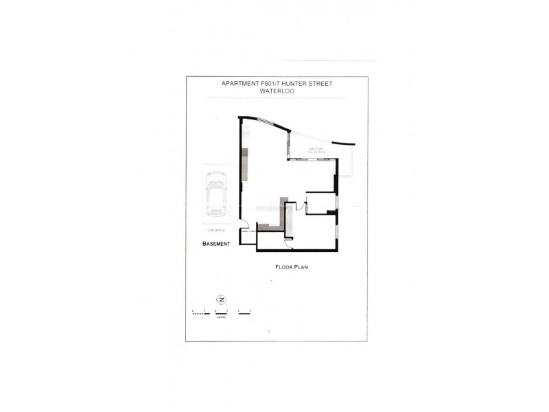 F601/7 Hunter Street, Waterloo NSW 2017 Floorplan