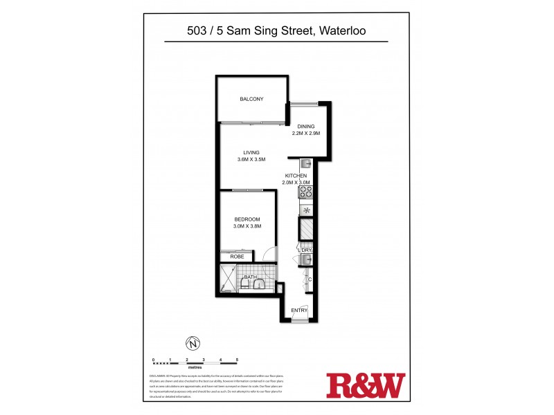10503/5 Sam Sing Street, Waterloo NSW 2017 Floorplan