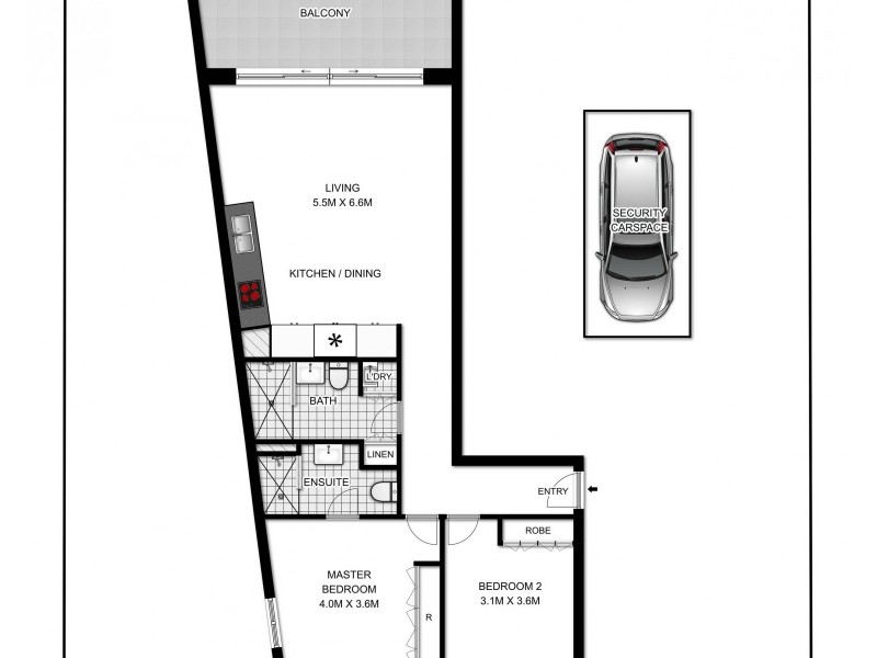 C20/356  George Street, Waterloo NSW 2017 Floorplan