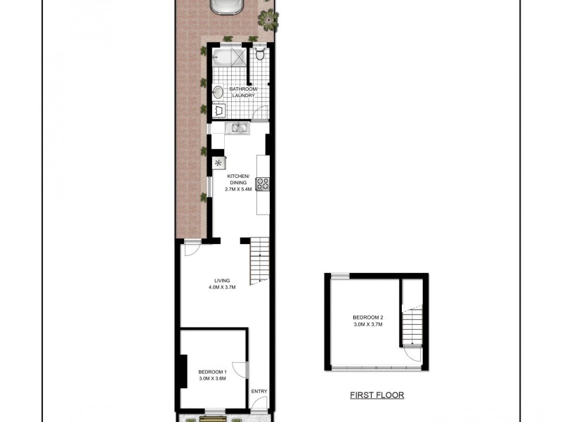 3 Kensington Street, Waterloo NSW 2017 Floorplan