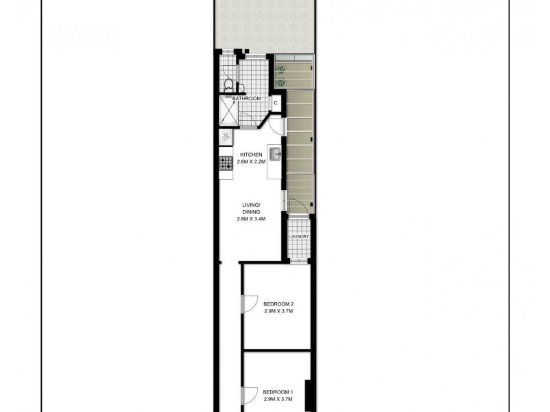 21 Kensington Street, Waterloo NSW 2017 Floorplan