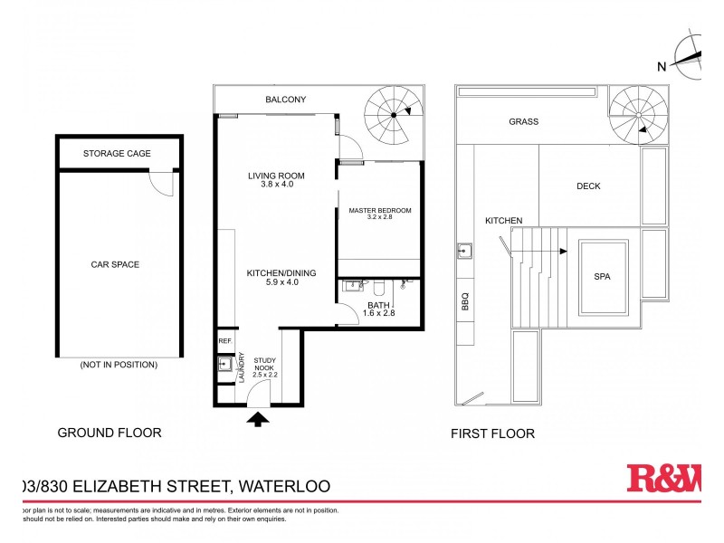 503/830 Elizabeth Street, Waterloo NSW 2017 Floorplan