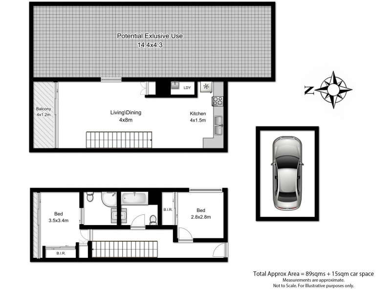 125/169-175 Phillip Street, Waterloo NSW 2017 Floorplan