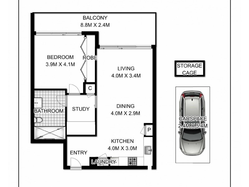 207/123-129 Wyndham Street, Alexandria NSW 2015 Floorplan
