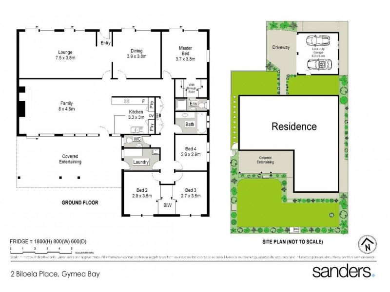 2 Biloela Place, Gymea Bay NSW 2227 Floorplan