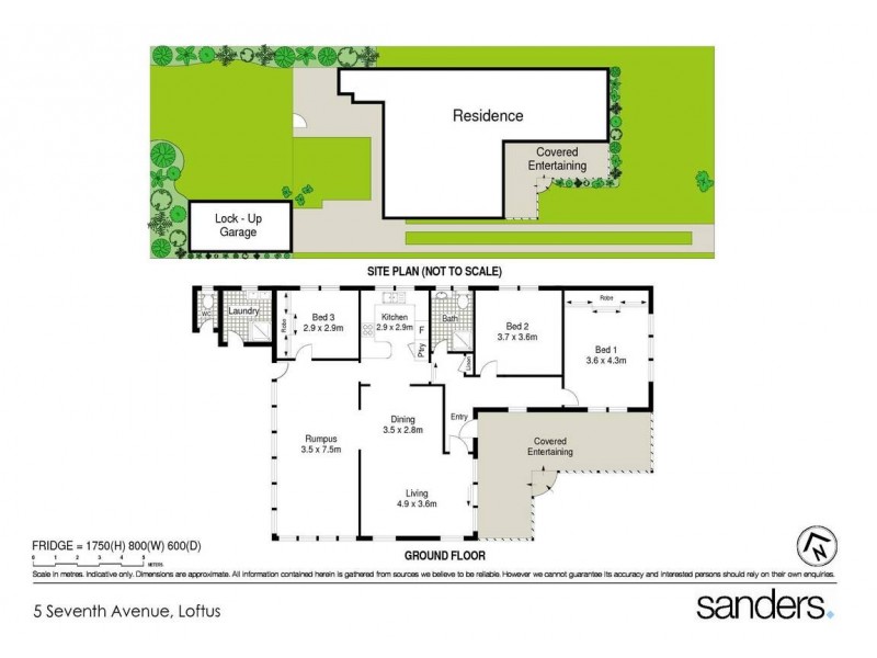 5 Seventh Avenue, Loftus NSW 2232 Floorplan