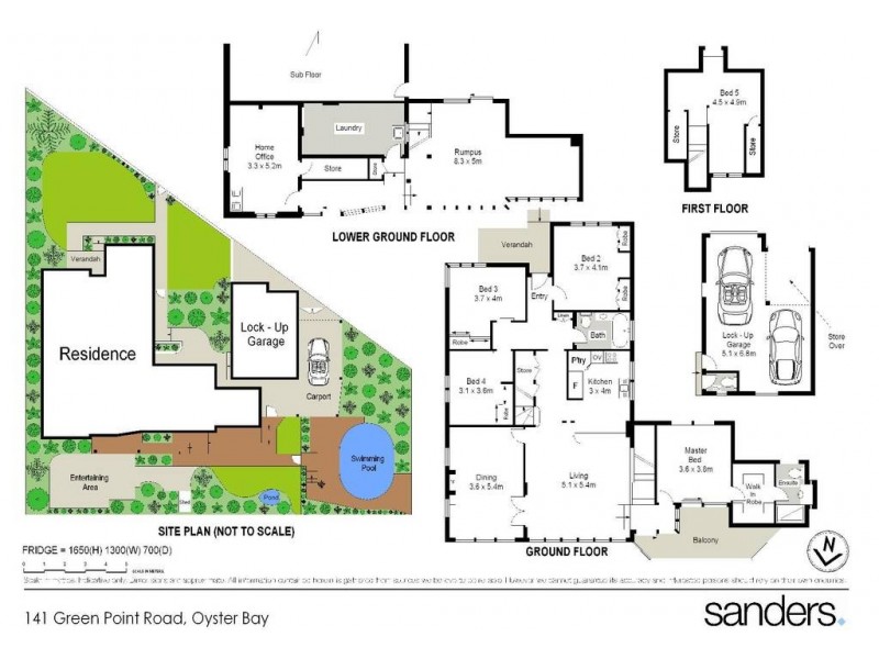 141 Greenpoint Road, Oyster Bay NSW 2225 Floorplan
