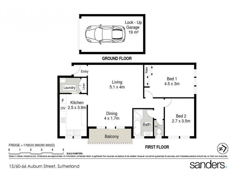 15/60-66 Auburn Street, Sutherland NSW 2232 Floorplan