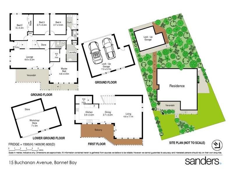 15 Buchanan Avenue, Bonnet Bay NSW 2226 Floorplan
