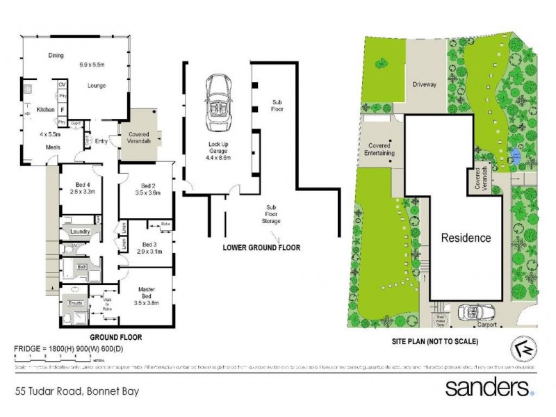 55 Tudar Road, Bonnet Bay NSW 2226 Floorplan