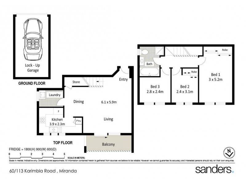 60/113-125 Karimbla Road, Miranda NSW 2228 Floorplan