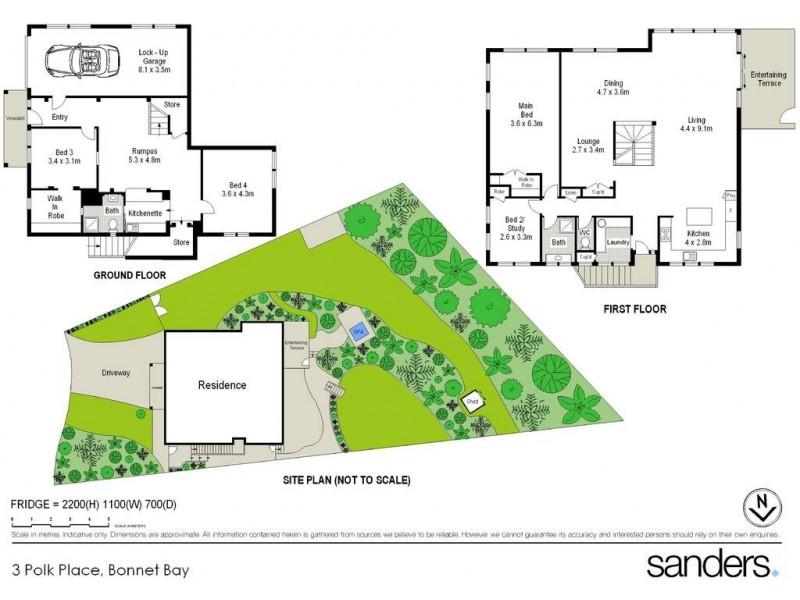 3 Polk Place, Bonnet Bay NSW 2226 Floorplan