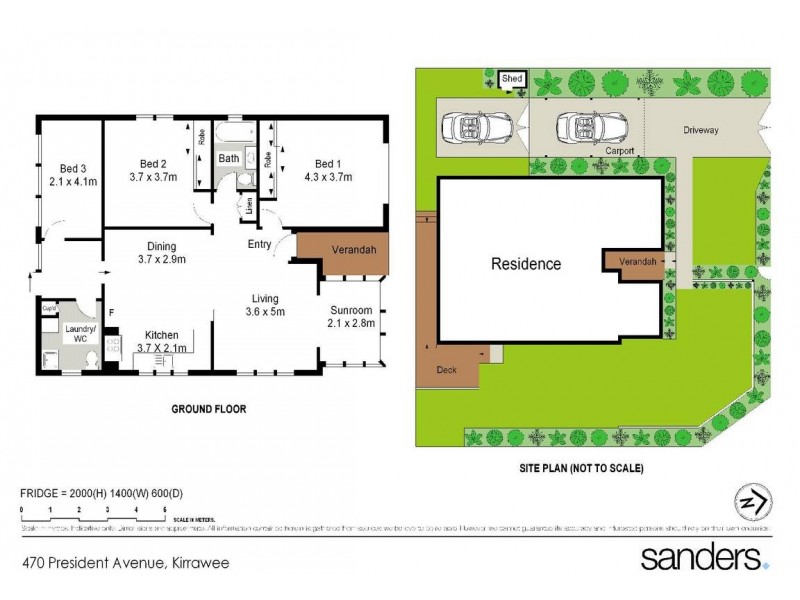 470 President Avenue, Kirrawee NSW 2232 Floorplan