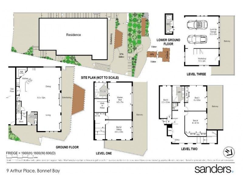 9 Arthur Place, Bonnet Bay NSW 2226 Floorplan