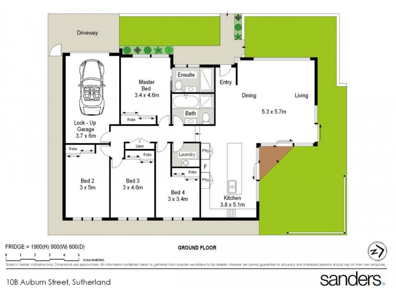 10B Auburn Street, Sutherland NSW 2232 Floorplan