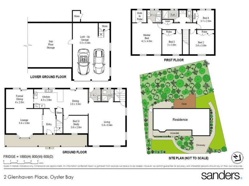 2 Glenhaven Place, Oyster Bay NSW 2225 Floorplan