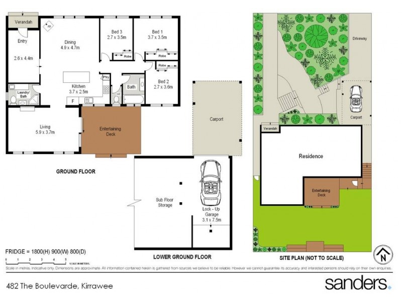 482 The Boulevarde, Kirrawee NSW 2232 Floorplan