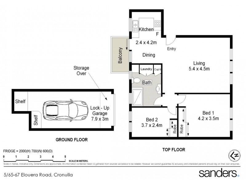5/65-67 Elouera Road, Cronulla NSW 2230 Floorplan