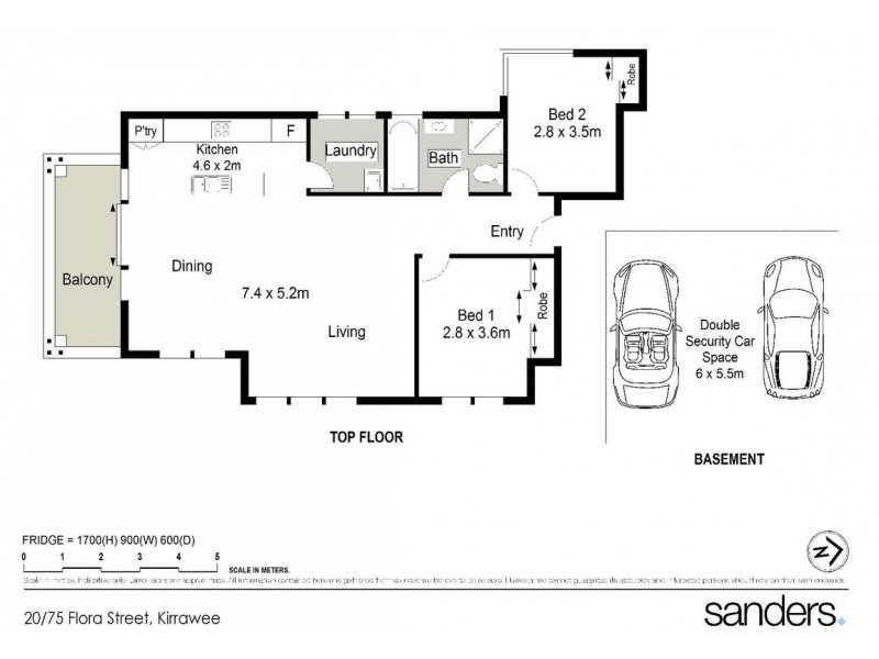 20/73-75 Flora Street, Kirrawee NSW 2232 Floorplan