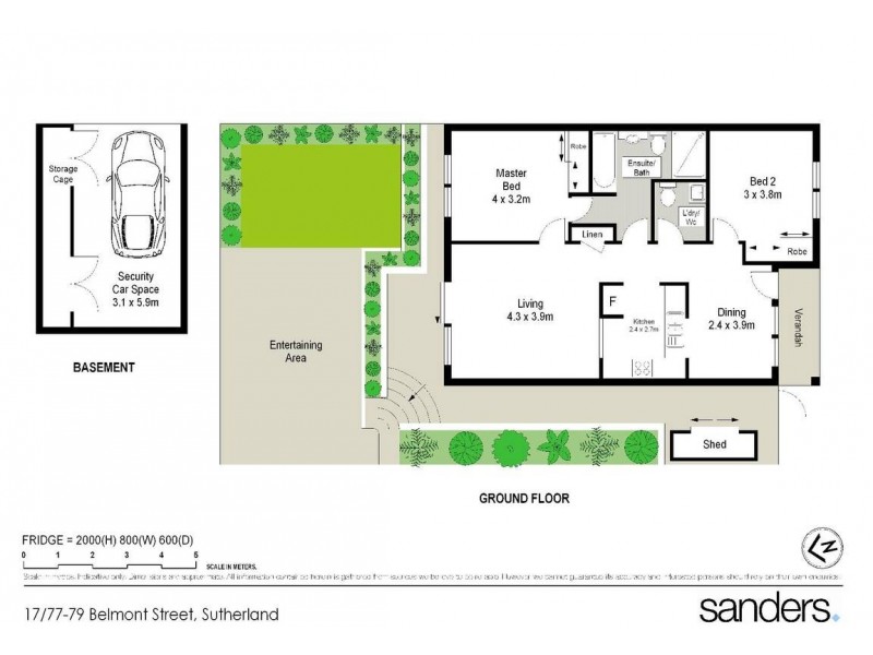 17/77-79 Belmont Street, Sutherland NSW 2232 Floorplan