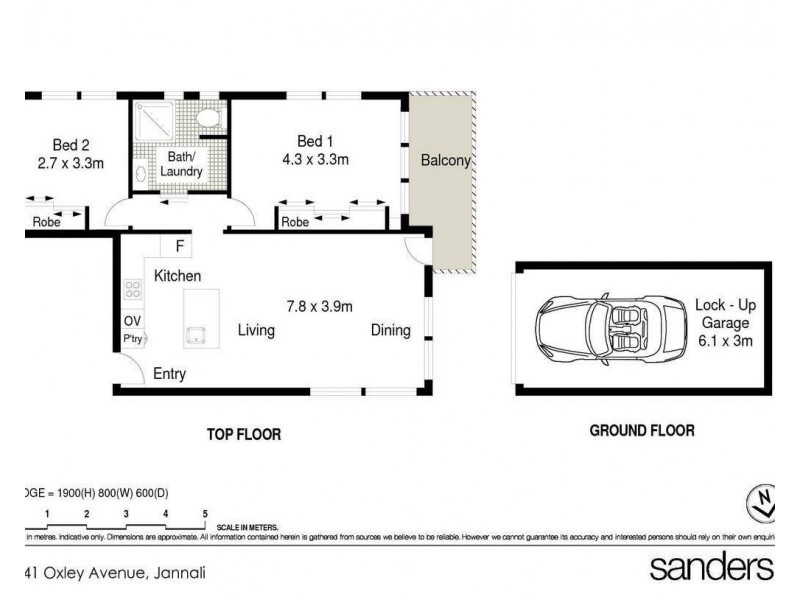 8/41 Oxley Avenue, Jannali NSW 2226 Floorplan