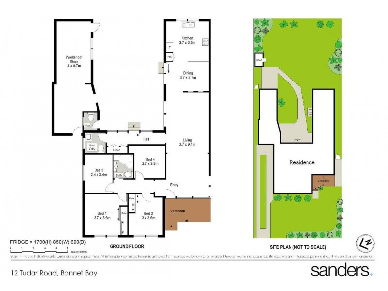 12 Tudar Road, Sutherland NSW 2232 Floorplan