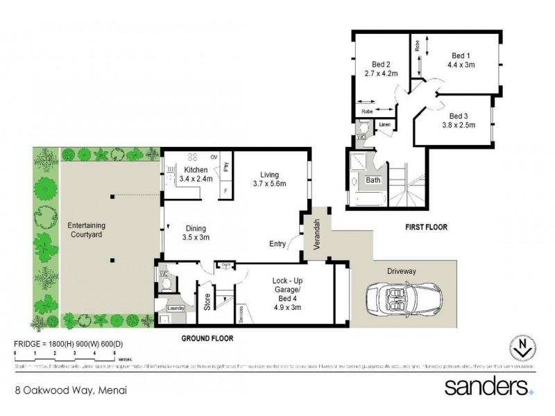 8 Oakwood Way, Menai NSW 2234 Floorplan