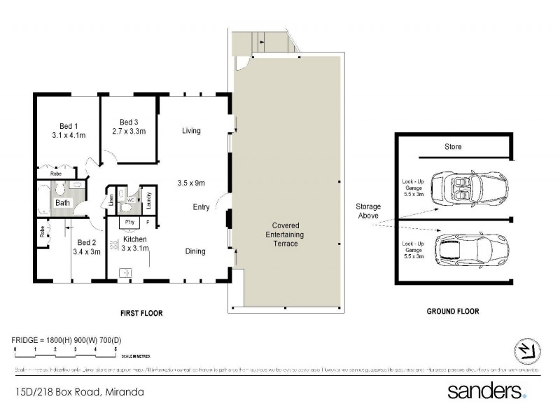 15D/218 Box Road, Miranda NSW 2228 Floorplan