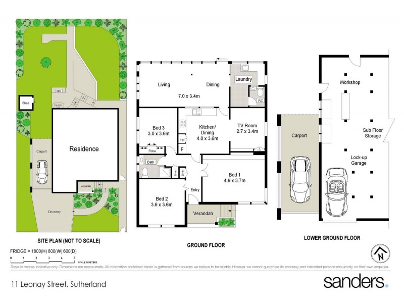 11 Leonay Street, Sutherland NSW 2232 Floorplan