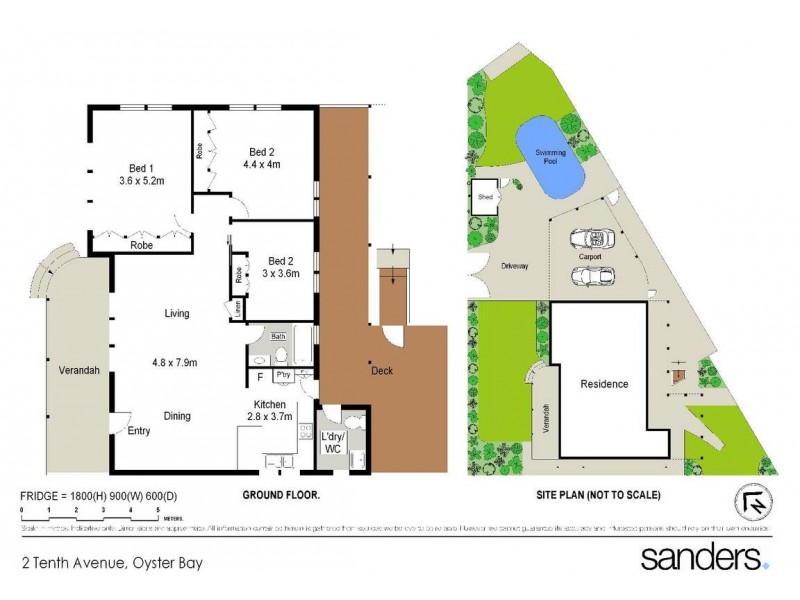 2 Tenth Avenue, Oyster Bay NSW 2225 Floorplan