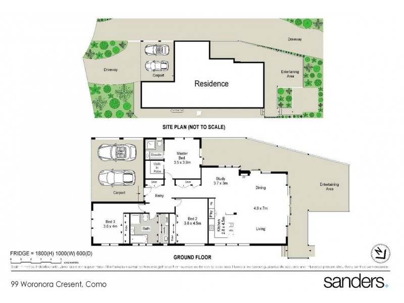 99 Woronora Crescent, Como NSW 2226 Floorplan