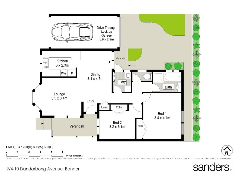 9/4-10 Dandarbong Avenue, Bangor NSW 2234 Floorplan
