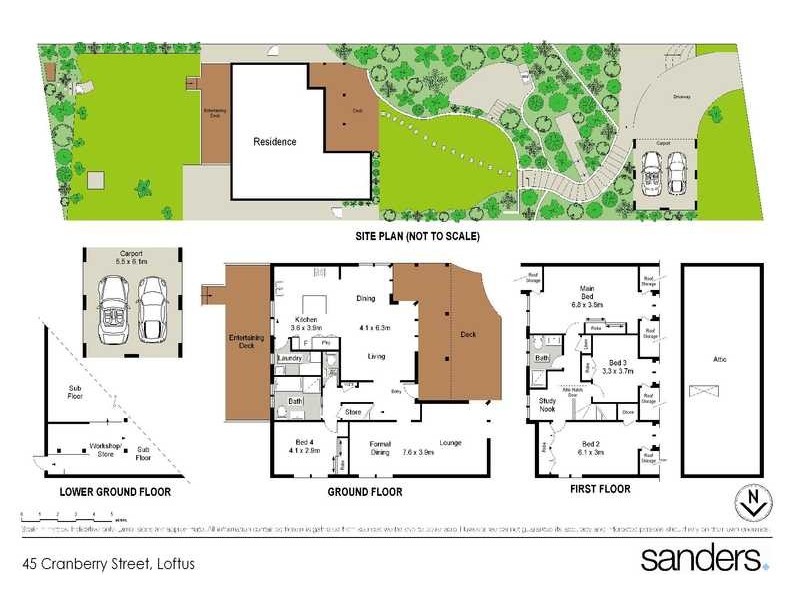 45 Cranberry Street, Loftus NSW 2232 Floorplan