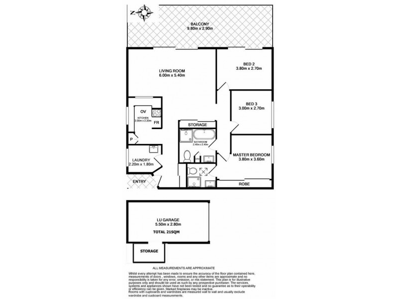 6/2 Railway Crescent, Jannali NSW 2226 Floorplan