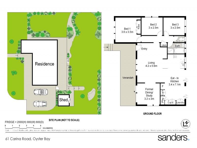 61 Carina Road, Oyster Bay NSW 2225 Floorplan