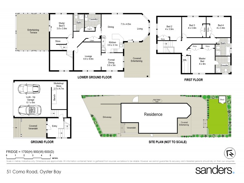 51 Como Road, Oyster Bay NSW 2225 Floorplan